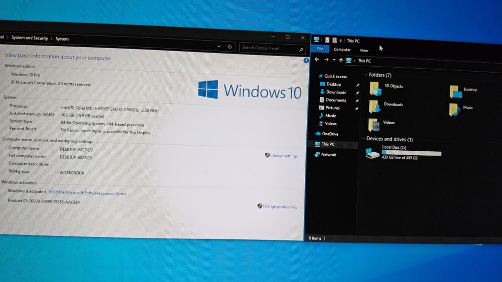 Mini Desktop PC Hp EliteDesk 800 G2 i5 500gb ssd 16gb ram