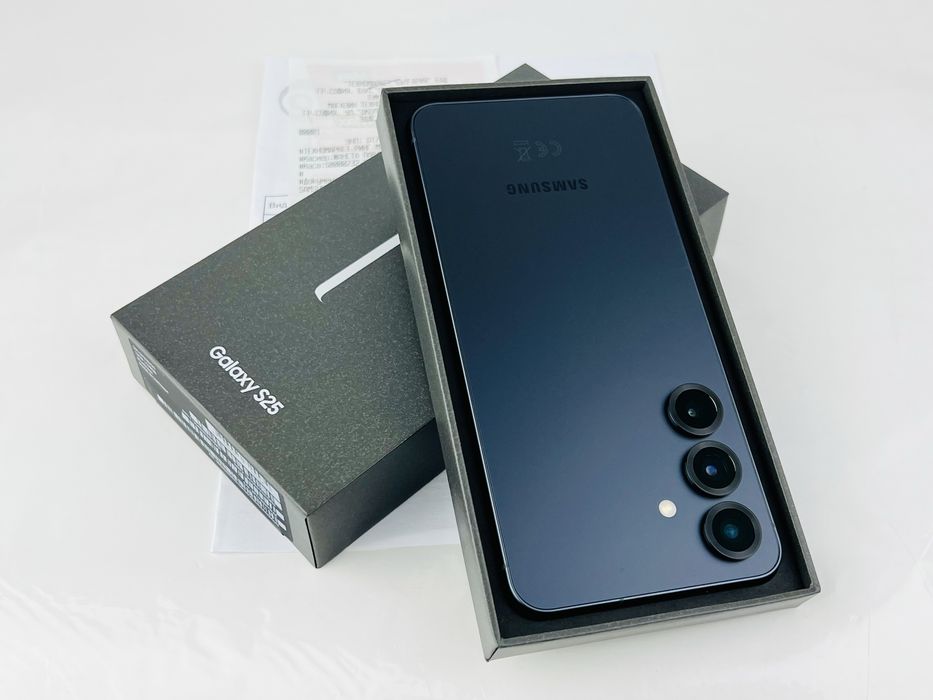 НОВ! Samsung Galaxy S25 5G 128GB 12RAM Blueblack Гаранция!