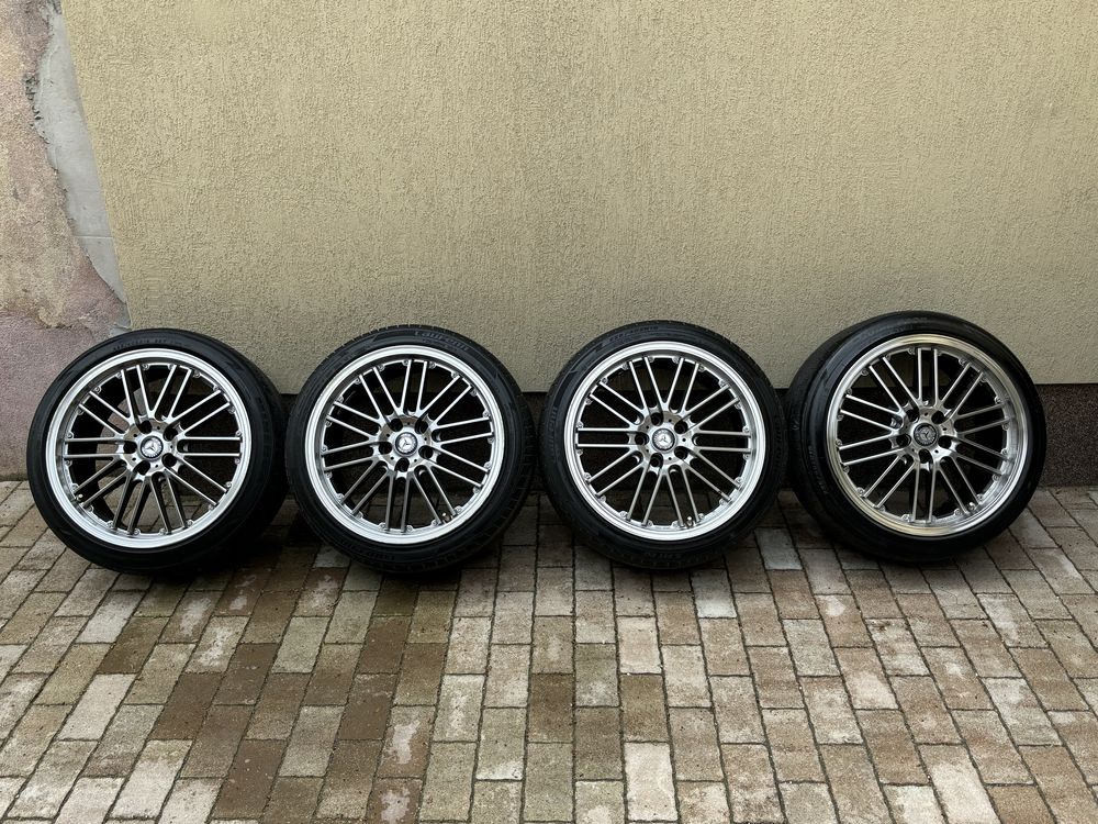 Jante Borbet 5X112 cu cauciucuri de vara 225/40ZR 18