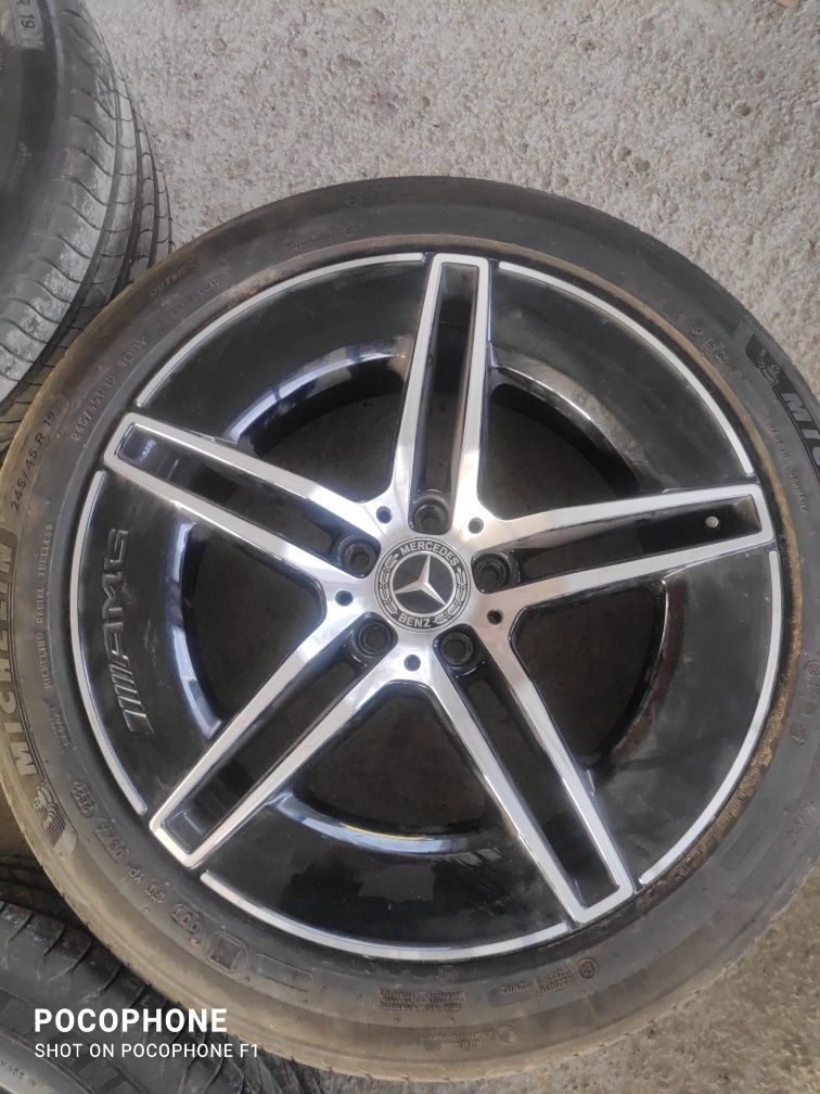 Джанти с гуми 19 цола 5x112 Sport packet Mercedes Benz AMG Е-класа