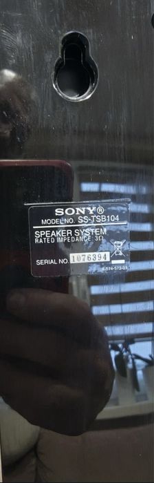 Домашно Кино SONY 5.1  Модел SS-TSB104,  ресийвър/блурей станция