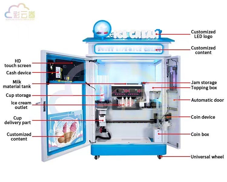 Вендинговый автомат Мороженица для бизнеса