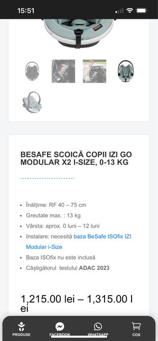 Scoica be safe 0-13 kg