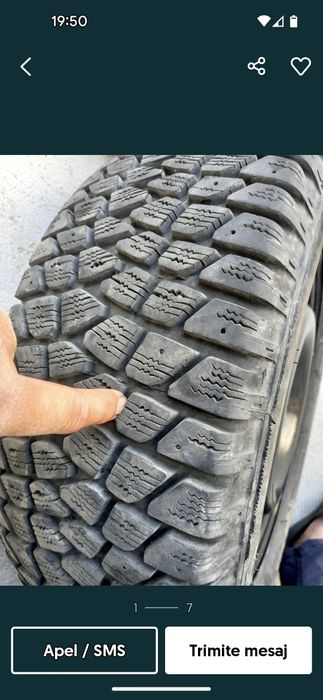 Vând cauciucuri M+S cu tot cu geantă SI separat..215|55|16