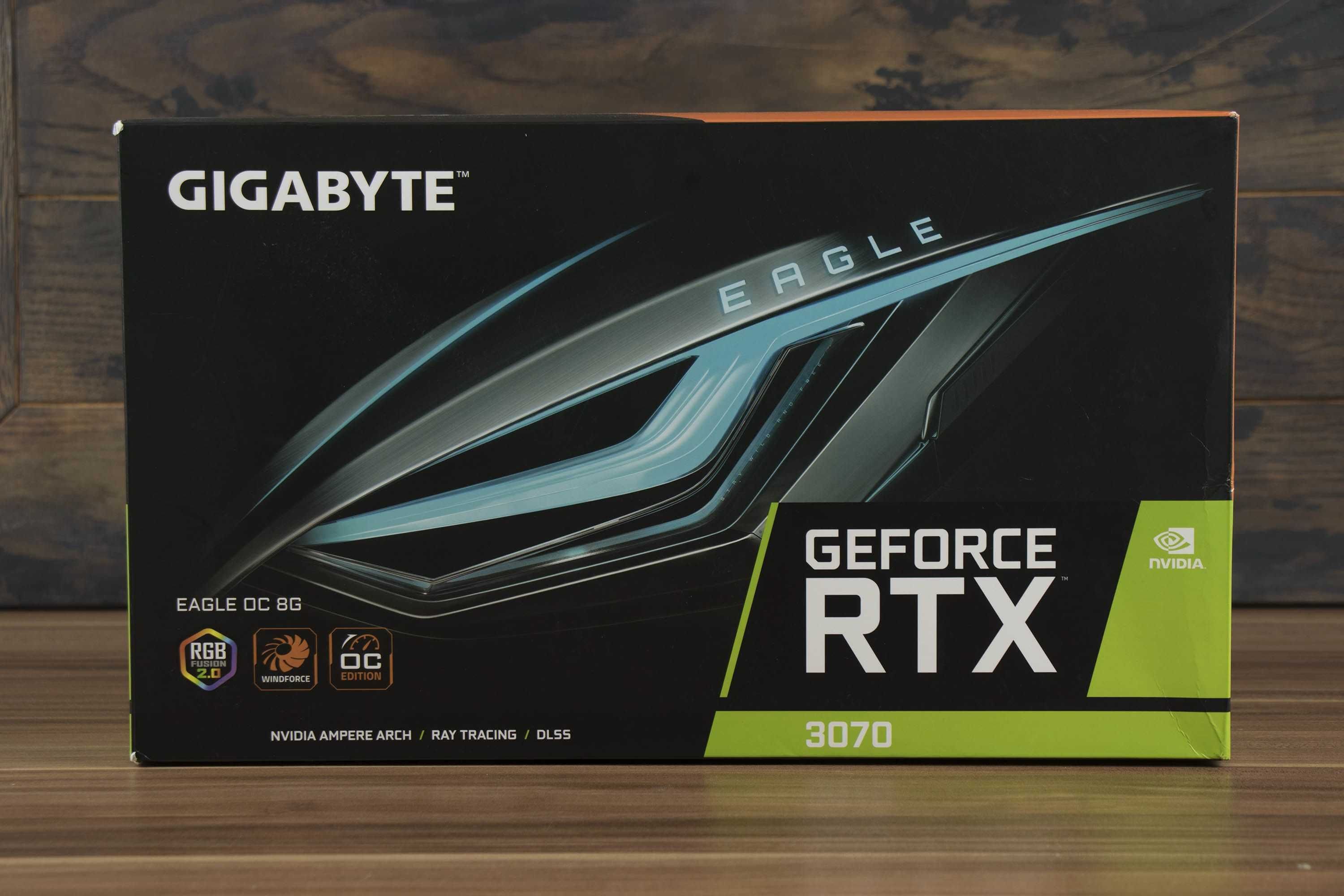Видеокарта Gigabyte GeForce RTX 3070 EAGLE OC LHR 8G GV-N3070EAGLE