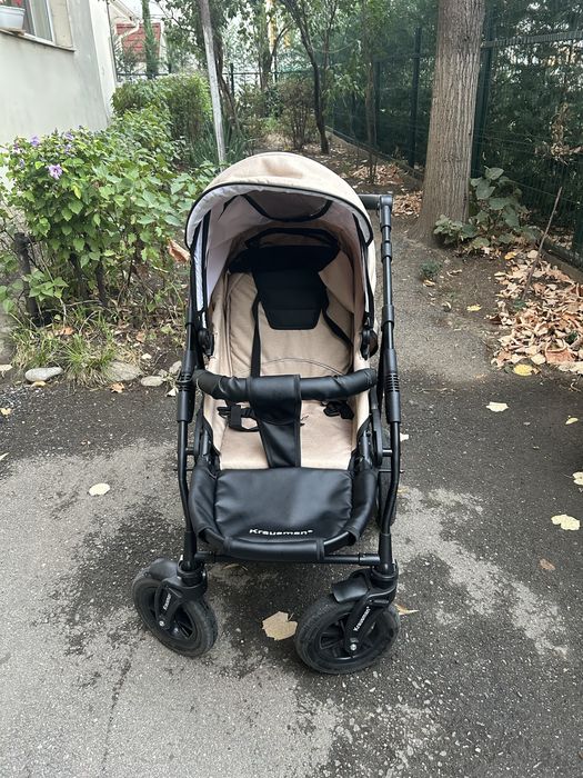 Carucior 3 in 1 Trend Black Beige Prestige - Krausman