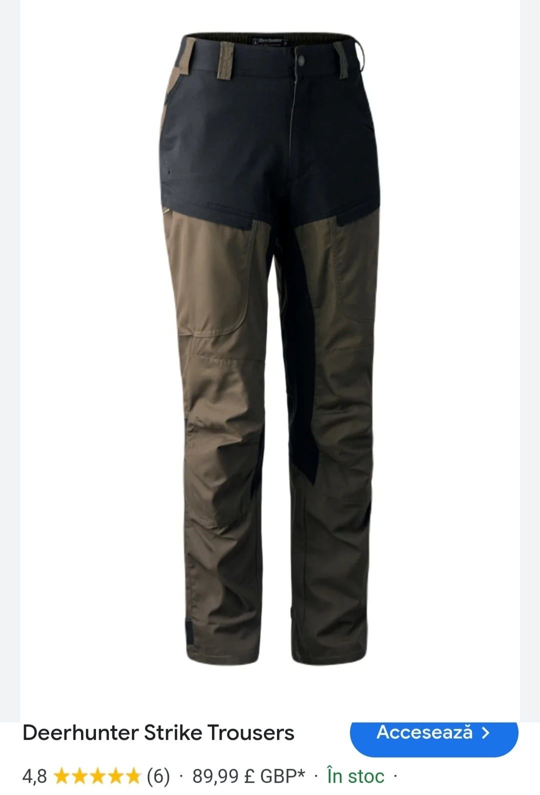 Pantaloni barbati vanatoare Deerhunter Strike 52