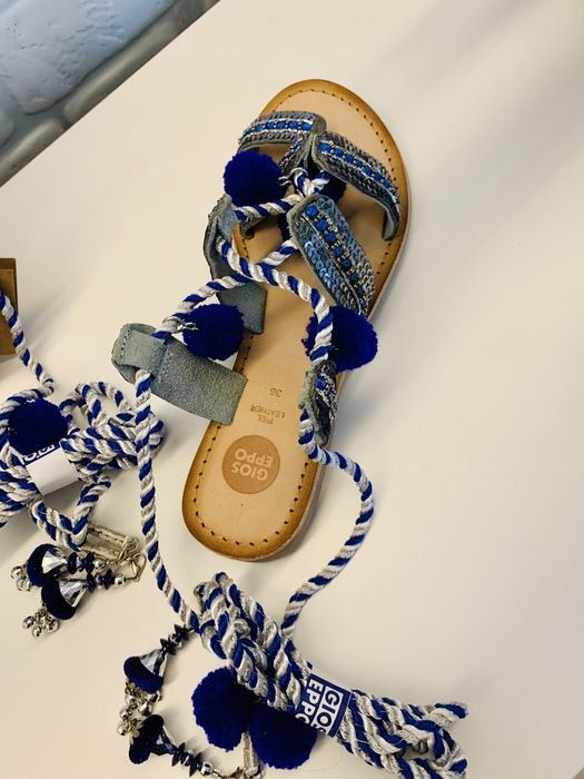 Sandale Giosseppo noi piele naturala 36