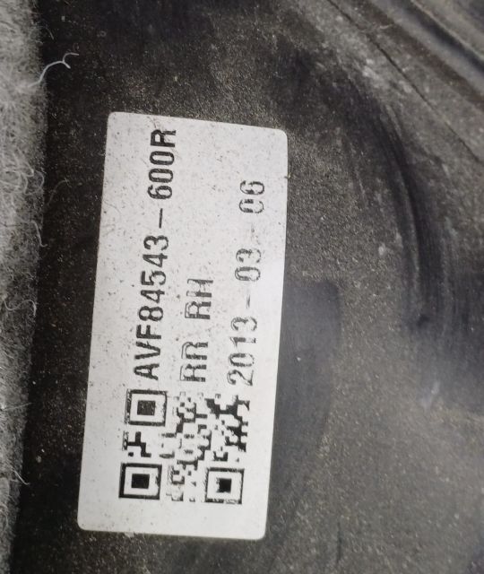 Fata de portiera dreapta spate avf84543-600r Opel Mokka X (facelift)  [din 2016 pana  2020] seria