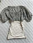 Top animal print made in italy top animal print transparent sus