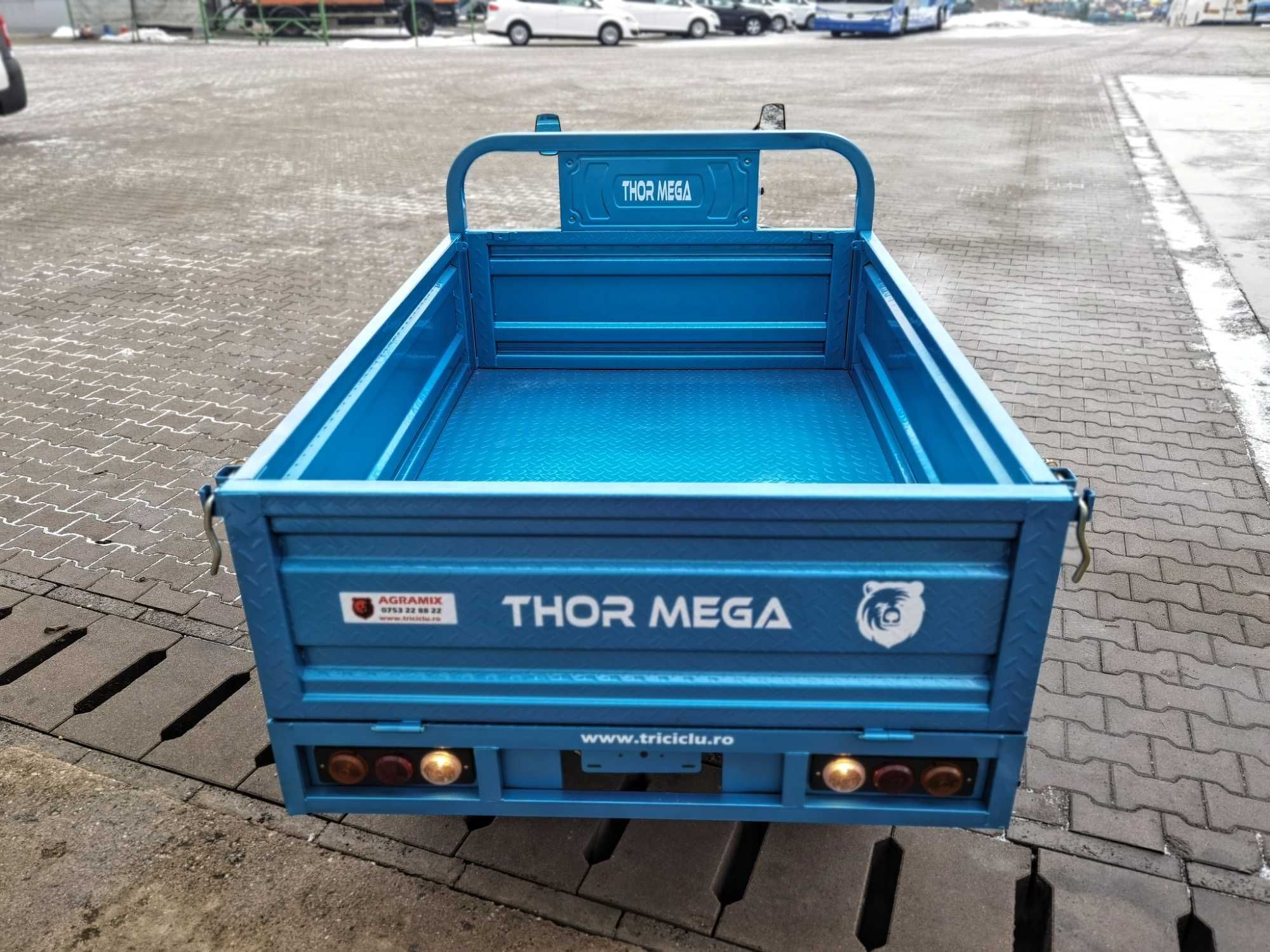 Triciclu electric Thor MEGA 2000W 1000kg nou Agramix