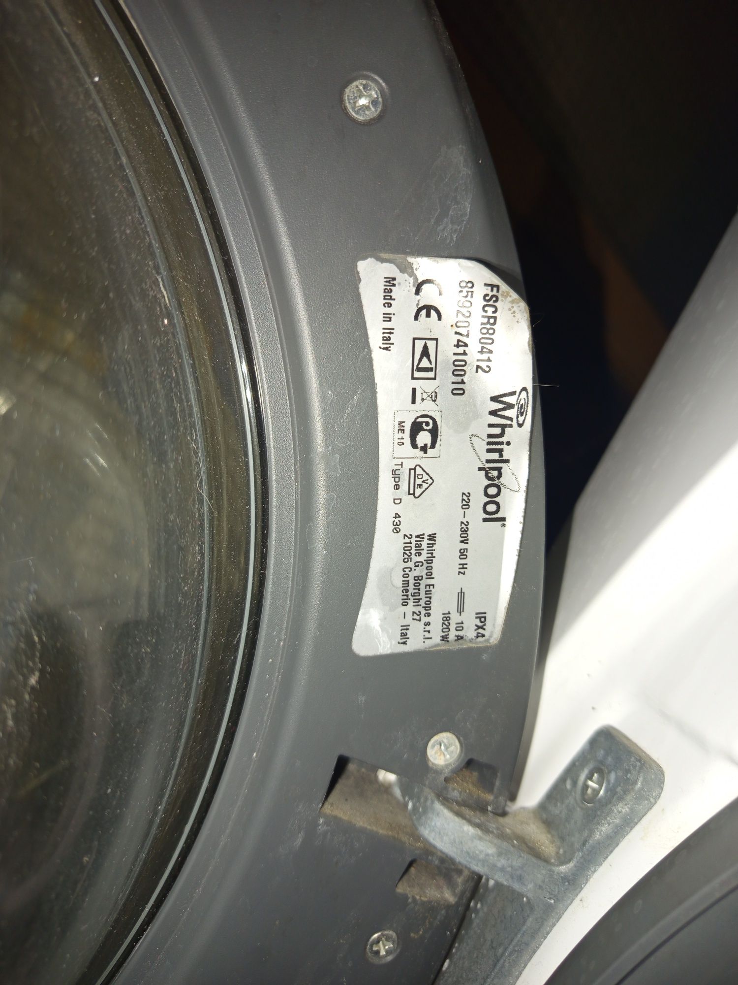 Продава пералня Whirlpool