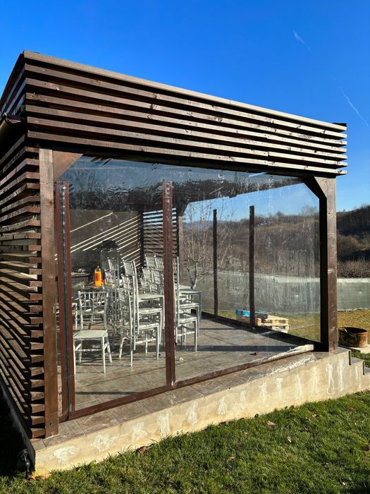 Folie PVC terase si foisoare/ folie terasa transparenta