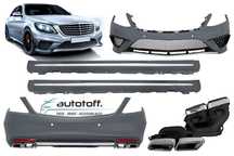 Pachet exterior compatibil Mercedes W222 S-Class (2013+) model S63 AMG