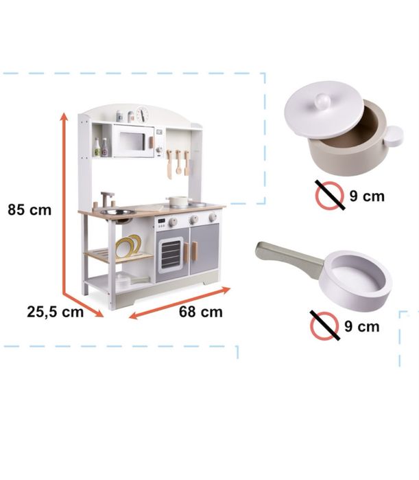 Bucatarie pentru copii, din lemn calitate superioara