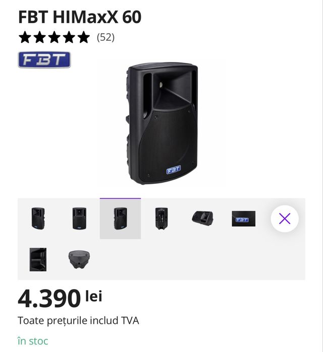 Fbt Himaxx60  Dynacord l3600