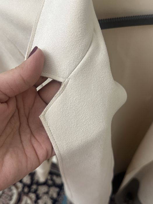 Замшевый Плащь пиджак от Зара