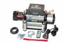 Лебедка 13500 либри, 12V, електрическа,Titan, за джип, за пътна помощ
