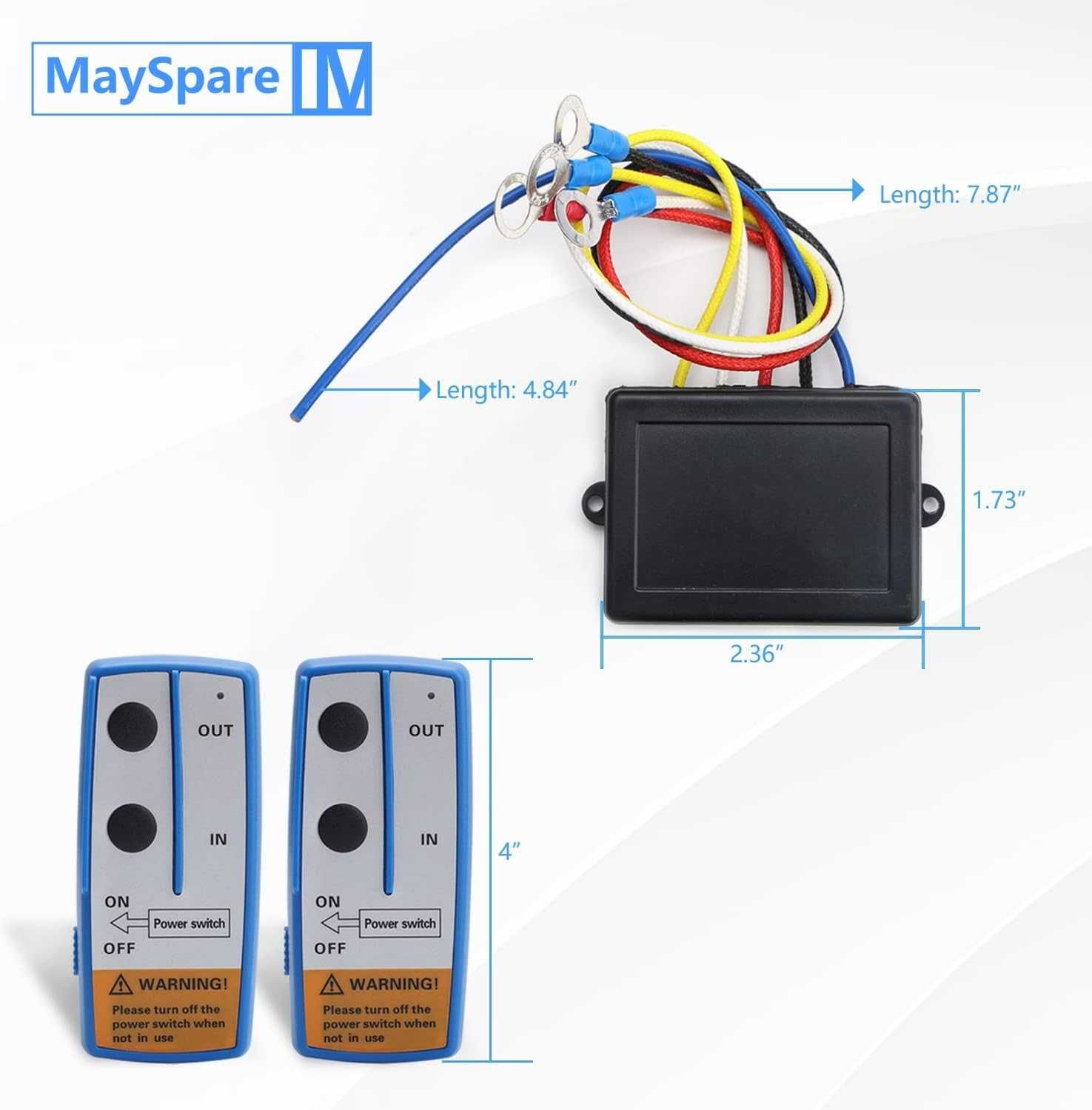 Telecomanda troliu auto fara fir /Wireless 24v