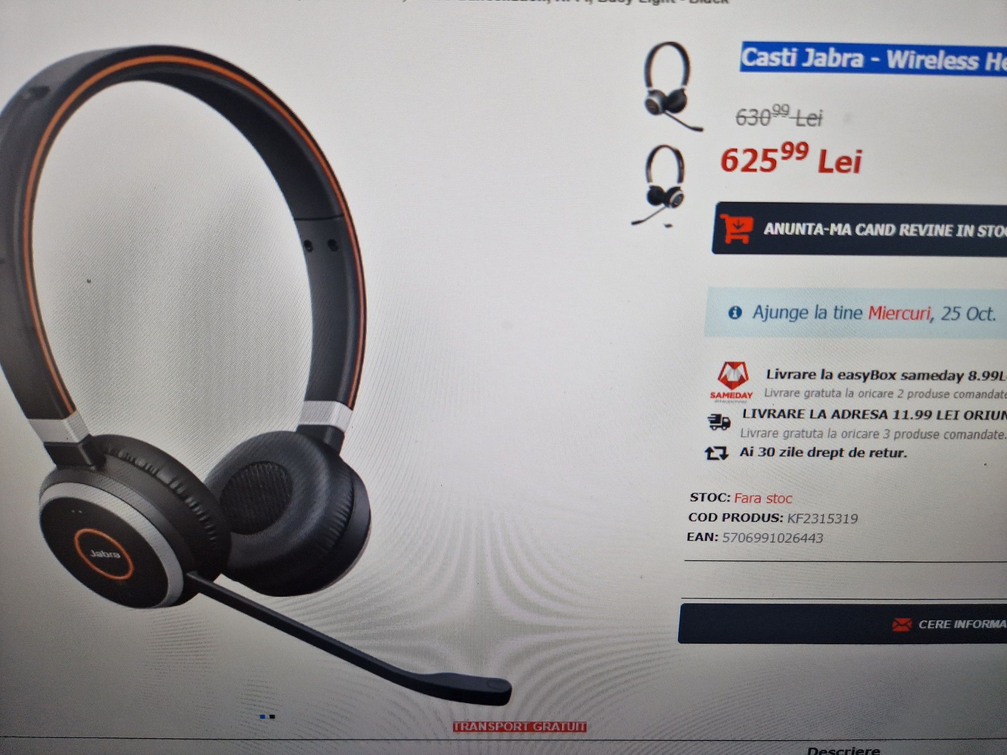 Casti Jabra/Logitech