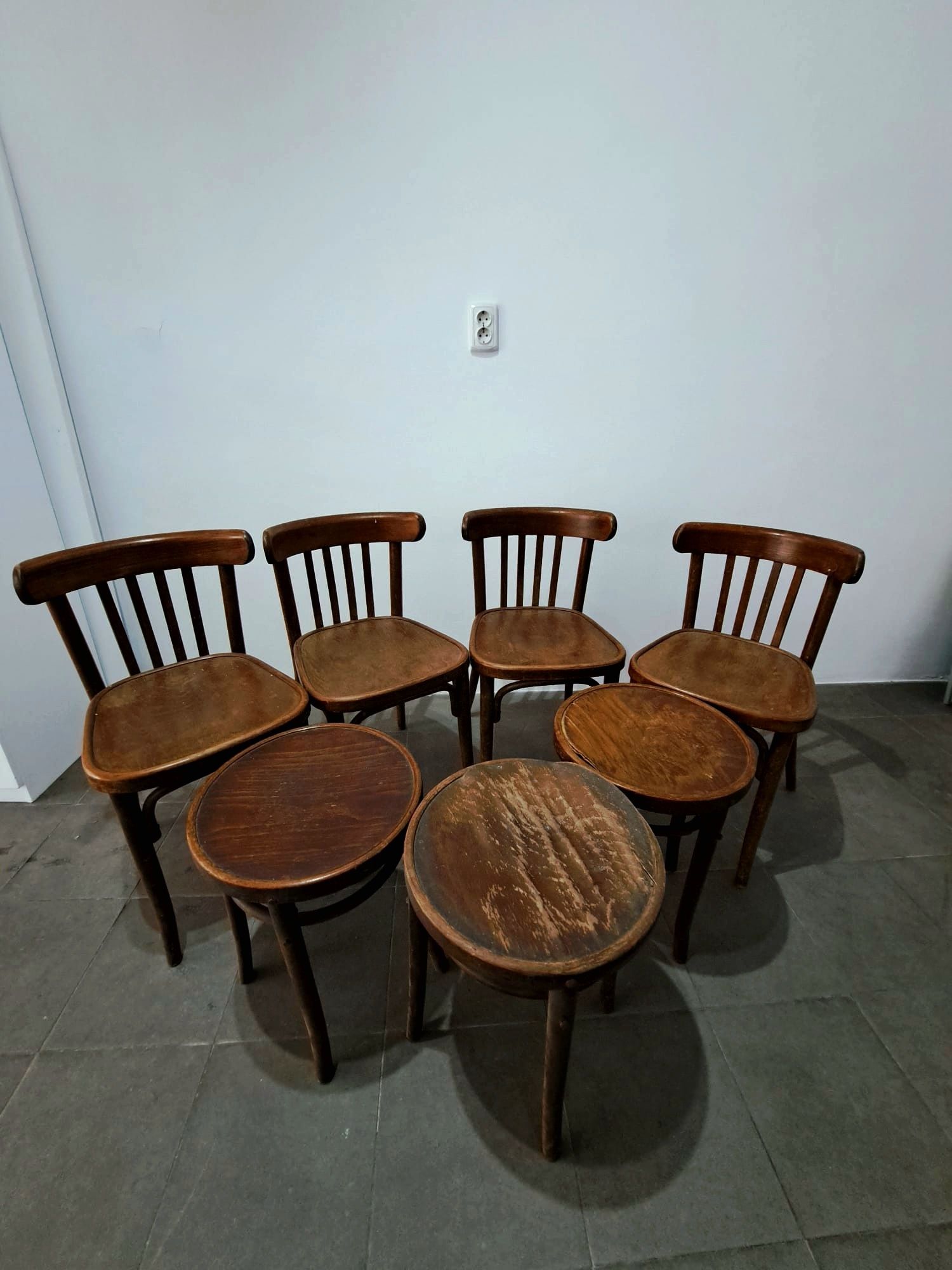 Vand scaune de lemnt stil Thonet (Vintage)