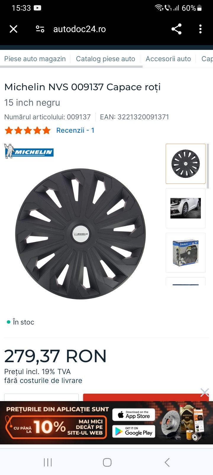 Capace Michelin NVS R 16