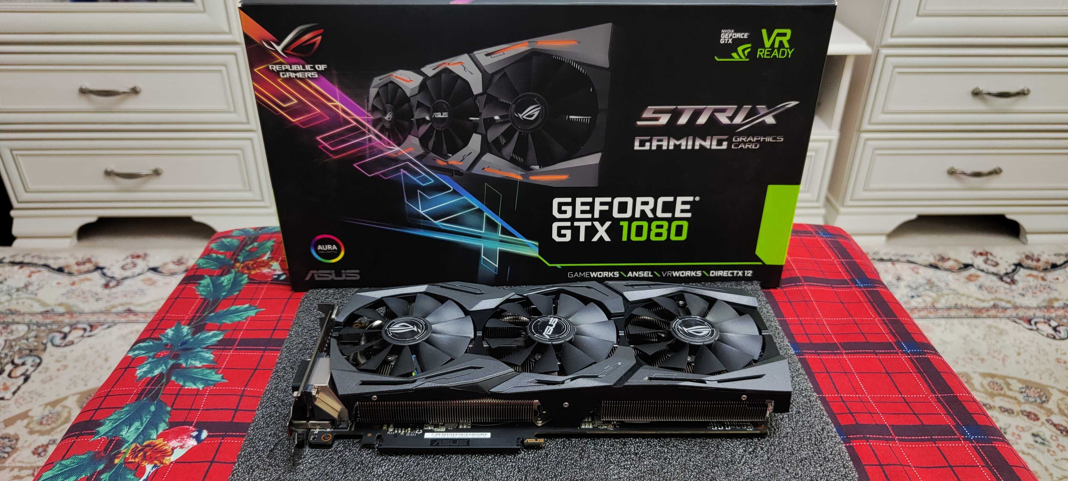 Asus GeForce GTX 1080 Strix 8Gb 256bit GDDR5X