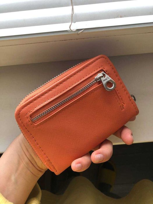 Портфейл Mango (прасковен цвят)