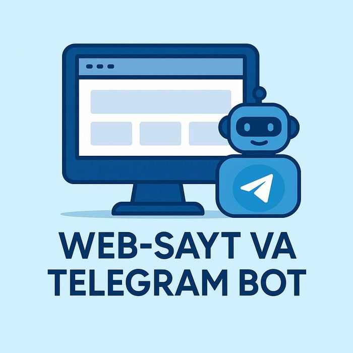 Professional Telegram Bot va Veb-sayt Yaratish Xizmati !!!