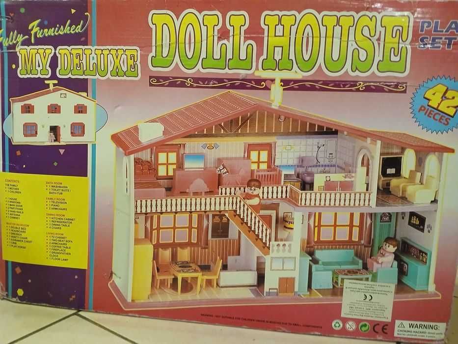 Doll house, casuta papusi, 42 piese