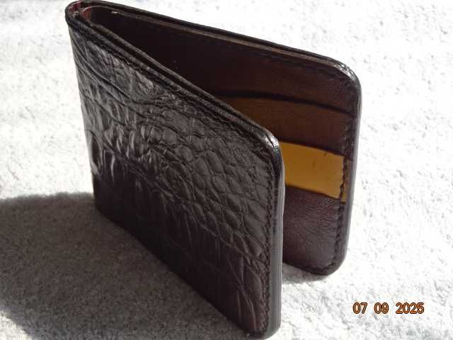 мъжки портфейл /ръчна изработка/ естествена кожа