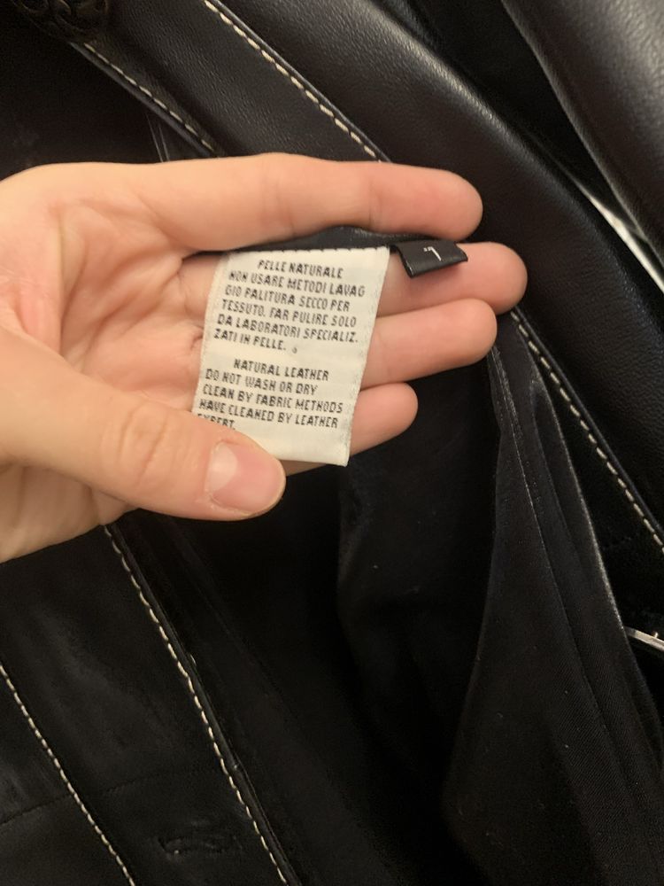 Cojoc piele naturala si blana de vulpe
