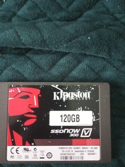 Продам ссд диск 120 гигабайт с установленной виндовс 10 про