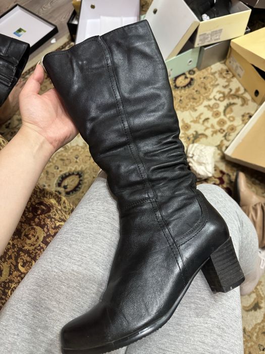 Зимние сапоги кожа 36 размер