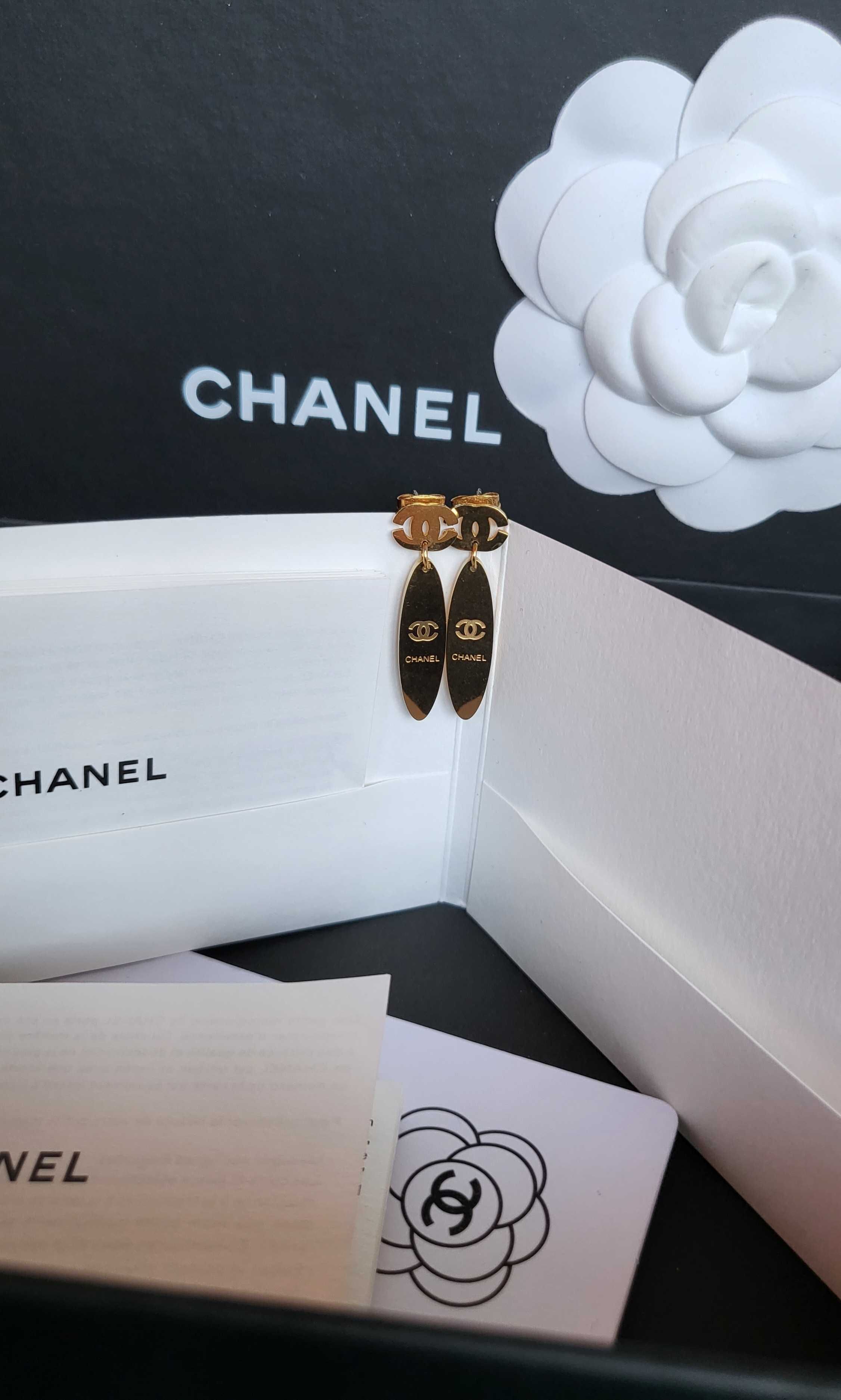 Chanel-оригинални нови обеци