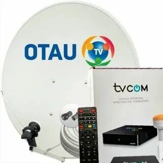 Отау ТВ ( TV com ) спутниковый  комплект  Отау ТВ с установкой.
