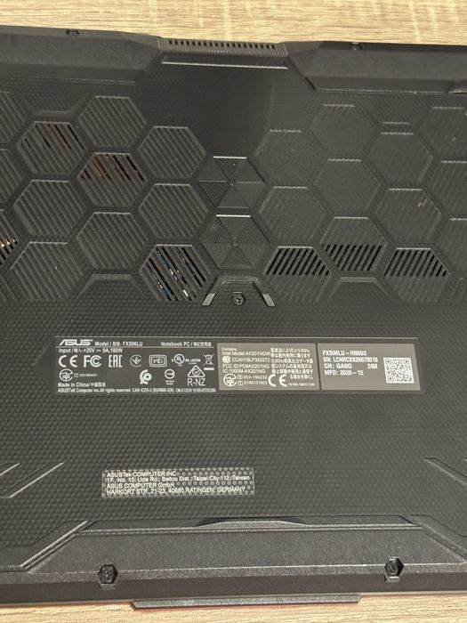 Laptop gaming asus tuf f15