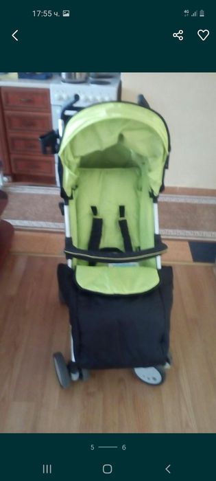 Намалям-Детска количка ХАУК с огромен сенник и чувалче за крачетата