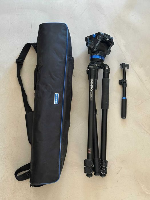Trepied A373F + Fluid Head Benro S8