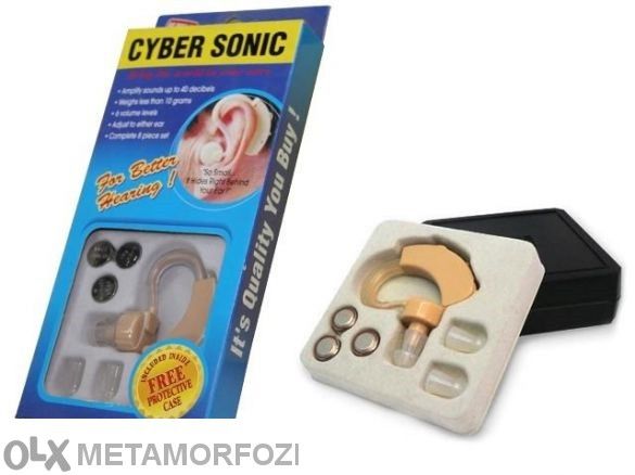 Нов Смарт Слухов Апарат Cyber Sonic с Батерии в Комплекта !!
