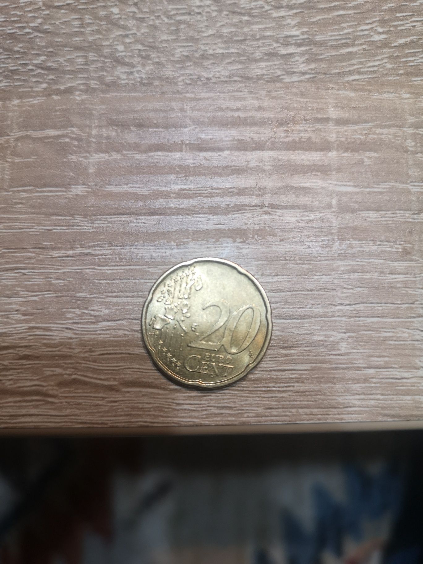 Mondeda de 20 euro centi din anul 2002