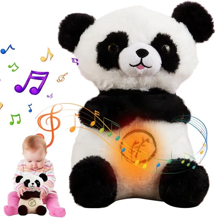 Интерактивна дишаща плюшена Панда, Дишаща играчка Панда Panda
