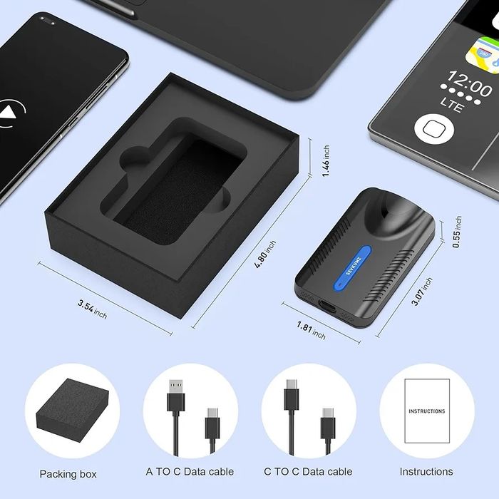 Wireless Android auto/Carplay - merge pe orice 99% din masini - Brasov