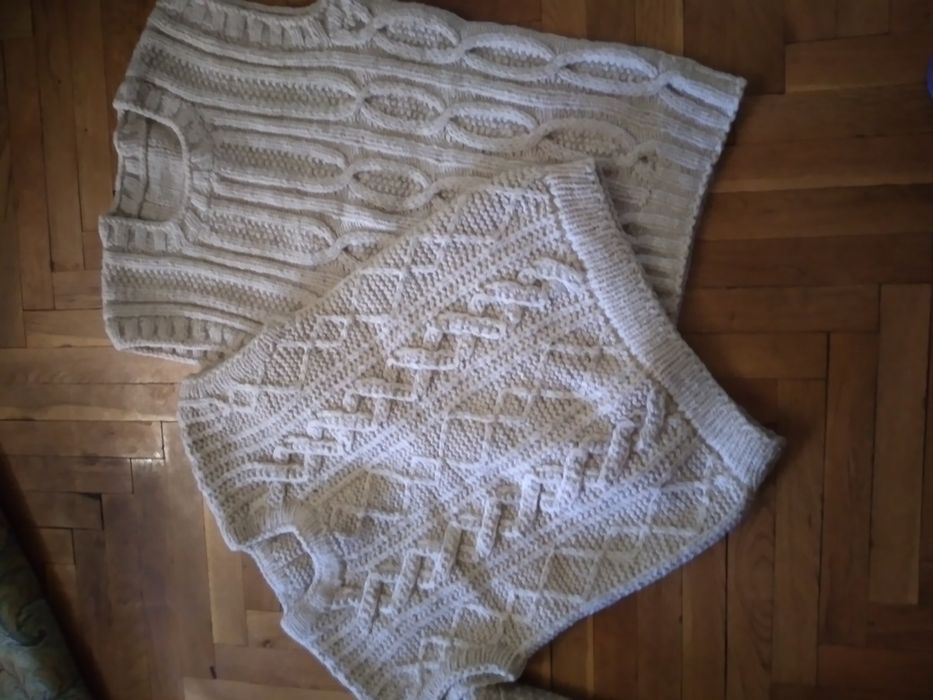 Зимни пуловери ръчно плетиво