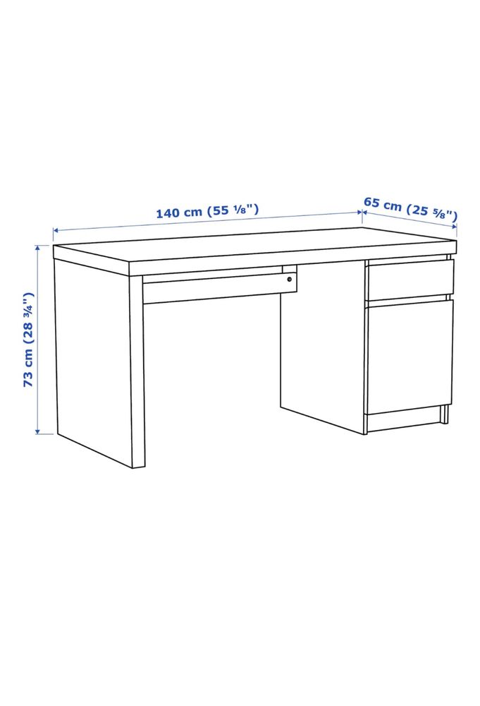 Письменный стол IKEA МАЛЬМ