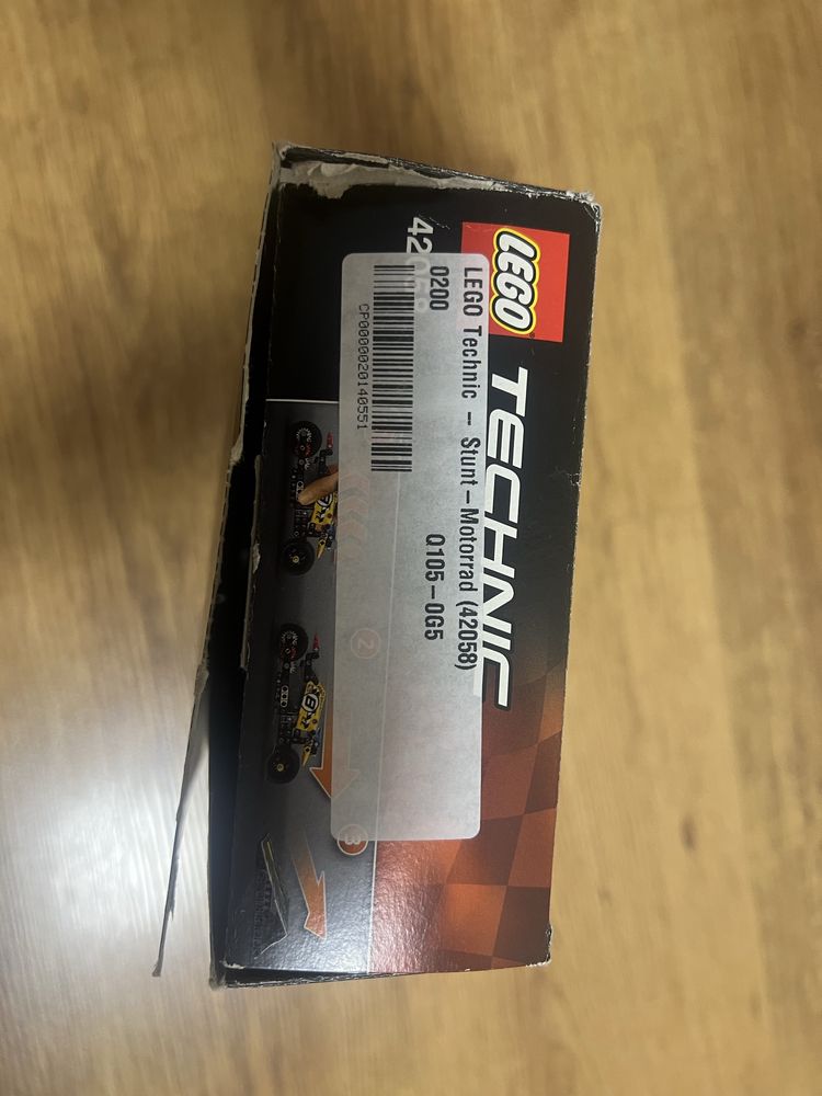Конструктор LEGO Technic - Мотоциклет за каскади (42058)