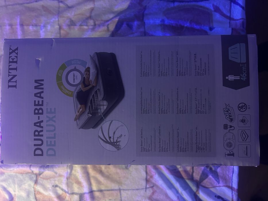 Saltea gonflabila Intex modelu comfort deluxe