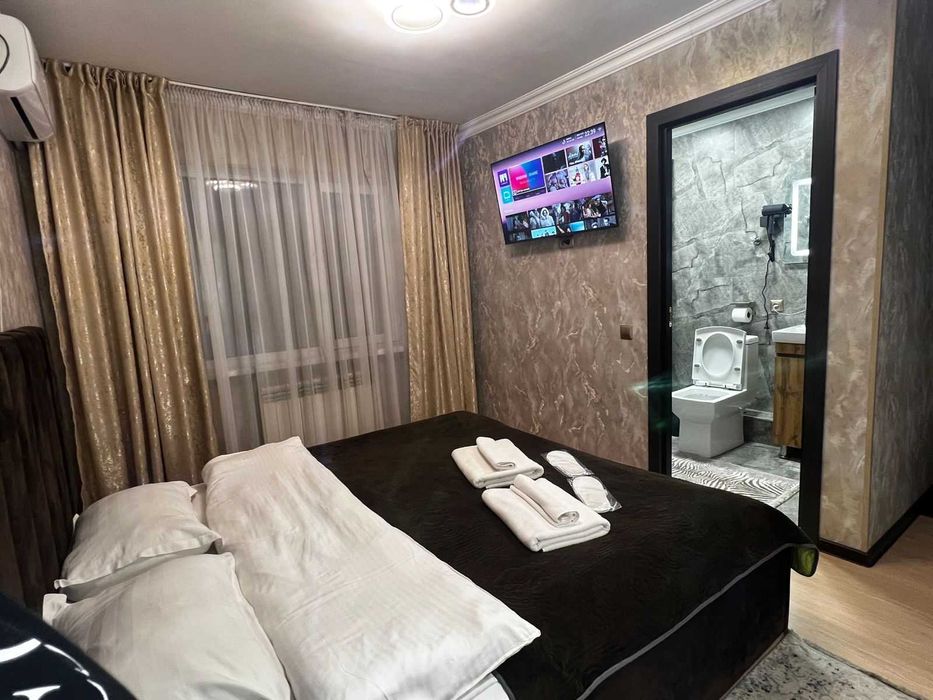 Новая гостиница на ночь район Вокзал Алма-Ата 1 цена 15000 тенге