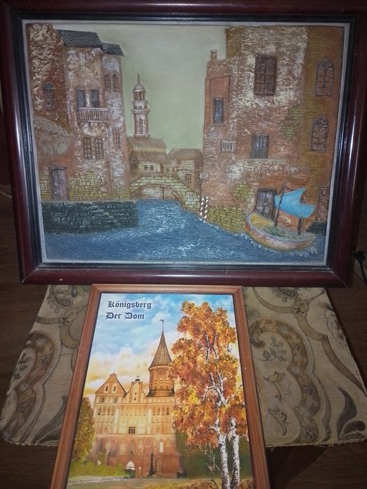 Картины рельефные,2 штуки