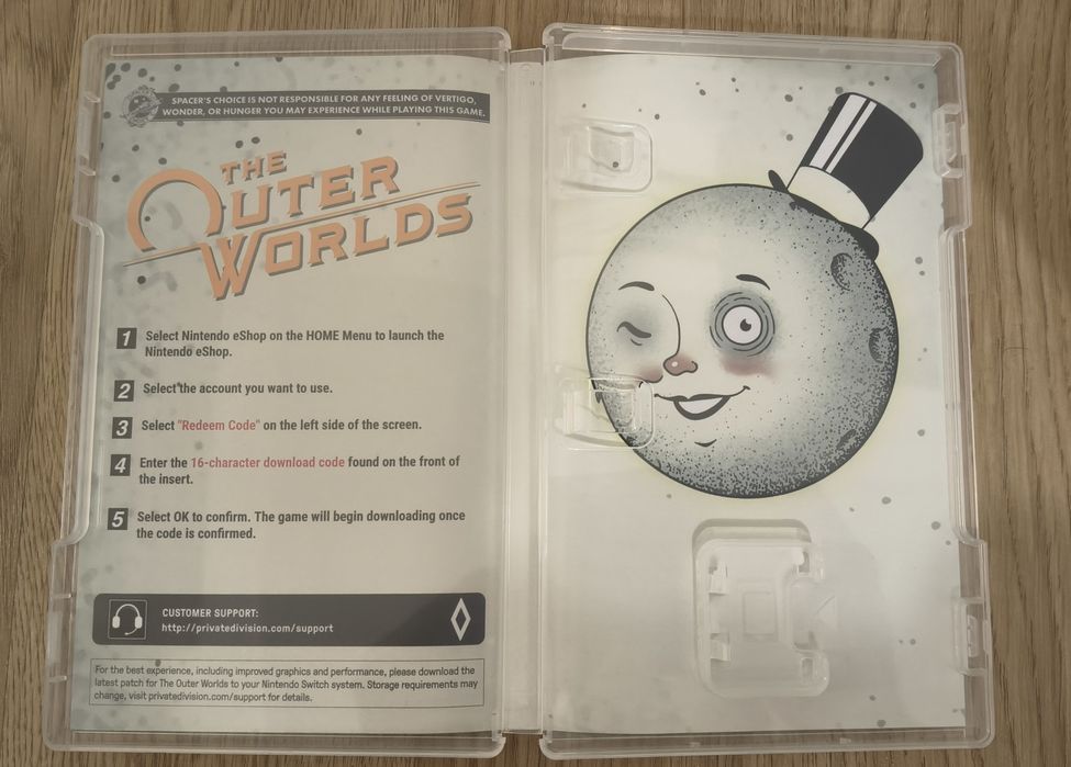 Doar carcasa - The Outer Worlds Nintendo Switch